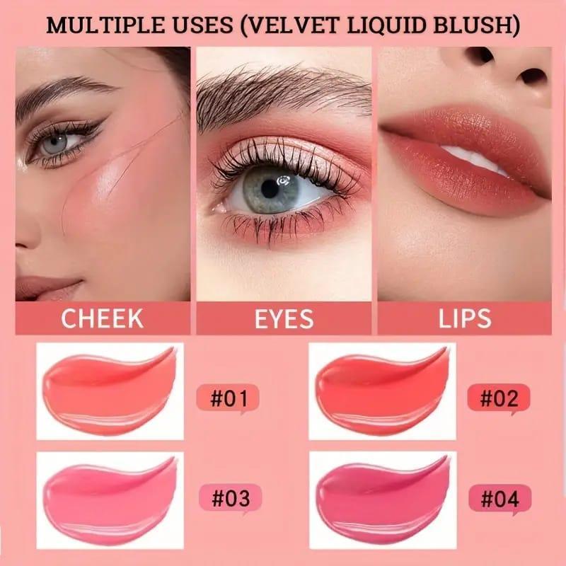 2 in 1 FV Foundation & TUZ Liquid Blush Deal – Cream Makeup Combo for Flawless Coverage & Natural Glow | Shades 01-04