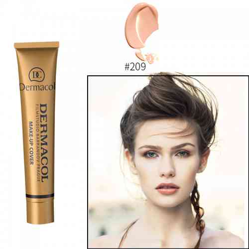 Dermacol Makeup Cover Foundation 209 | Full Coverage Waterproof Foundation SPF 30 | Original Formula |