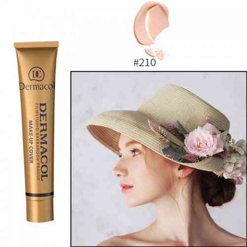 Dermacol Makeup Cover Foundation 209 | Full Coverage Waterproof Foundation SPF 30 | Original Formula |