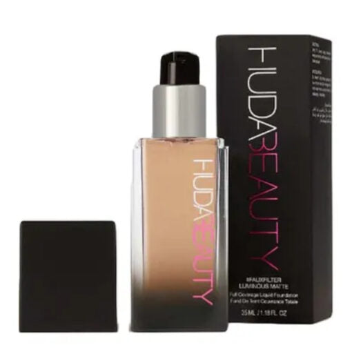 Huda Beauty FauxFilter Luminous Matte Foundation Shade 1 – Waterproof Full Coverage 24H Long Wear Liquid Foundation 40ml
