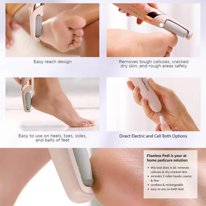 Electric Foot File Grinder Callus Remover Machine | USB Rechargeable Pedicure Tool for Smooth Feet & Heel Care