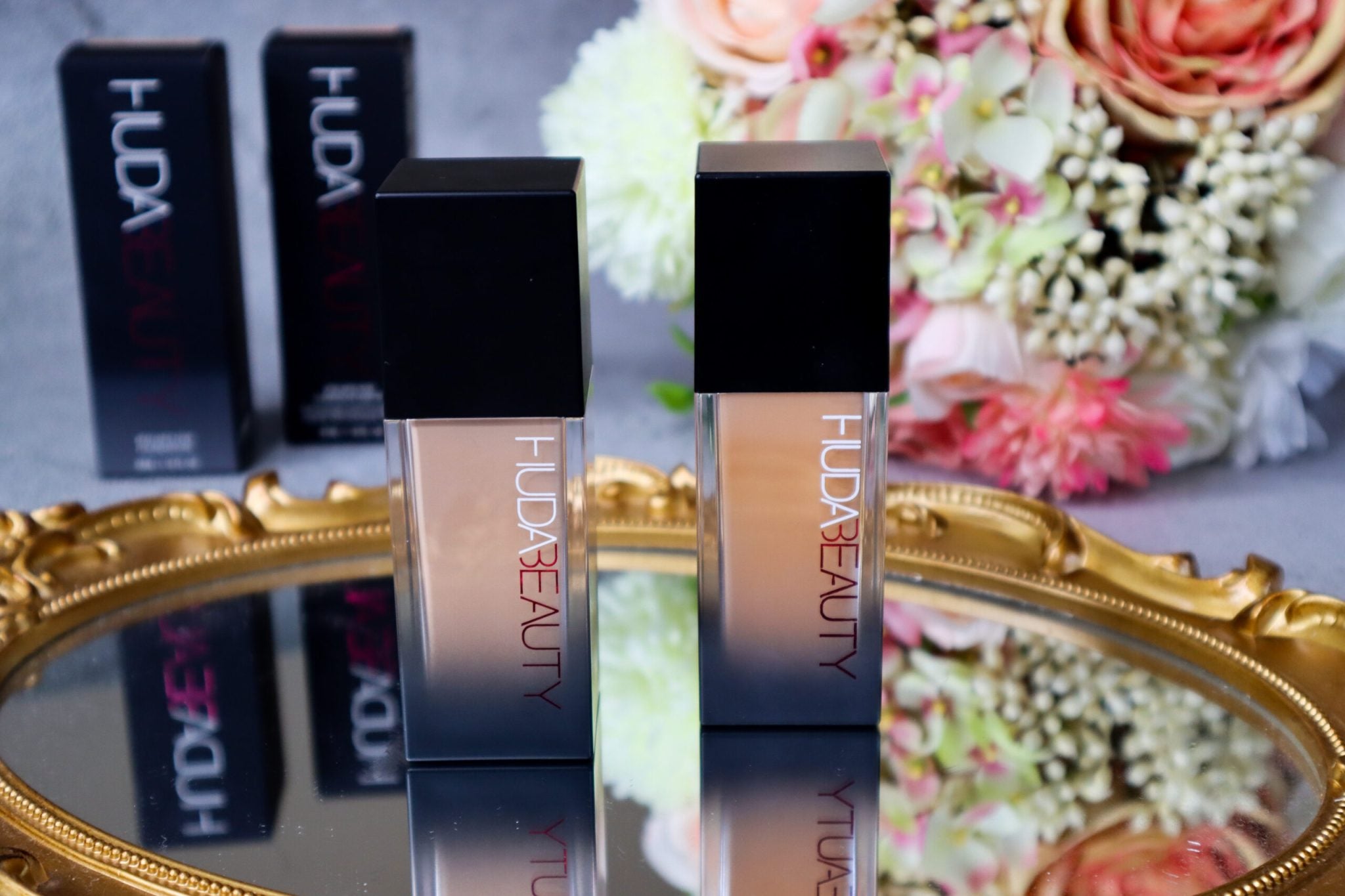 Huda Beauty FauxFilter Luminous Matte Foundation Shade 1 – Waterproof Full Coverage 24H Long Wear Liquid Foundation 40ml