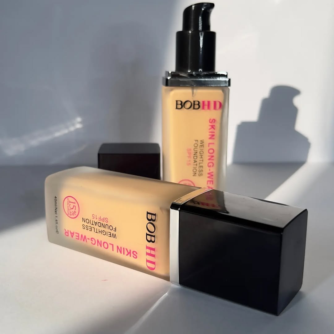 BOB Creamy High Coverage Foundation – Shine &amp; Moisturize | 40ml (Fair Shade)