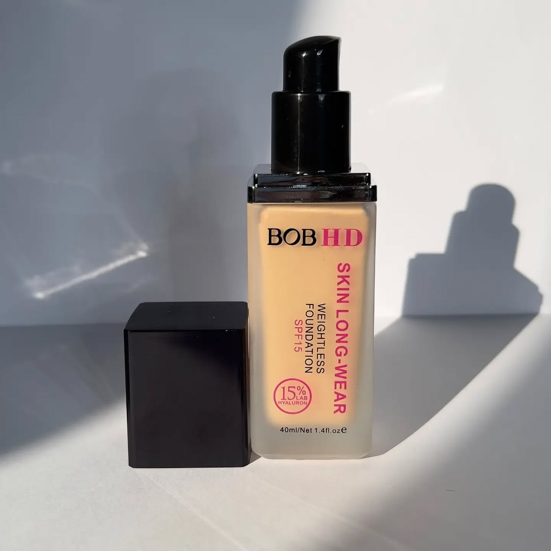 BOB Creamy High Coverage Foundation – Shine &amp; Moisturize | 40ml (Fair Shade)