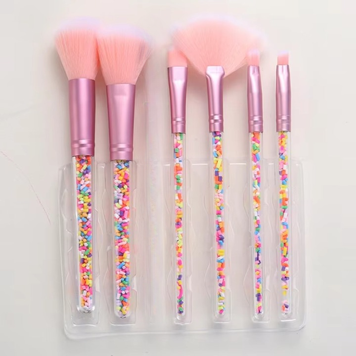 Sweet Beauty 7 & 12 PCs Makeup Brush Set – Professional Soft Makeup Brush Kit for Beginners & Makeup Artists | Random Color |
