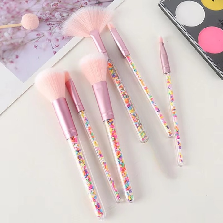 Sweet Beauty 7 & 12 PCs Makeup Brush Set – Professional Soft Makeup Brush Kit for Beginners & Makeup Artists | Random Color |