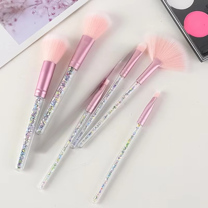 Sweet Beauty 7 & 12 PCs Makeup Brush Set – Professional Soft Makeup Brush Kit for Beginners & Makeup Artists | Random Color |