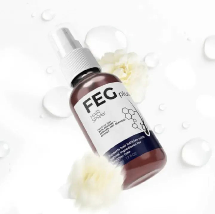 FEG PLUS Hair Growth Serum & Spray 50ml | Advanced Hair Growth Formula For Stronger, Thicker & Healthier Hair