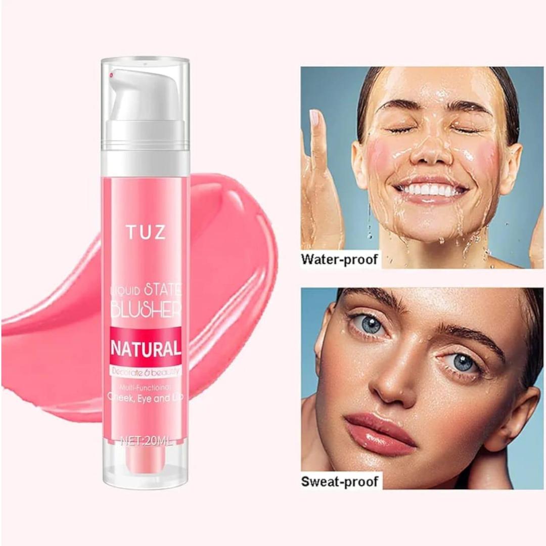 Tuz Long Lasting Liquid Blush Shade 1 | Natural Tint Flawless Coverage Easy Blend Makeup Blush