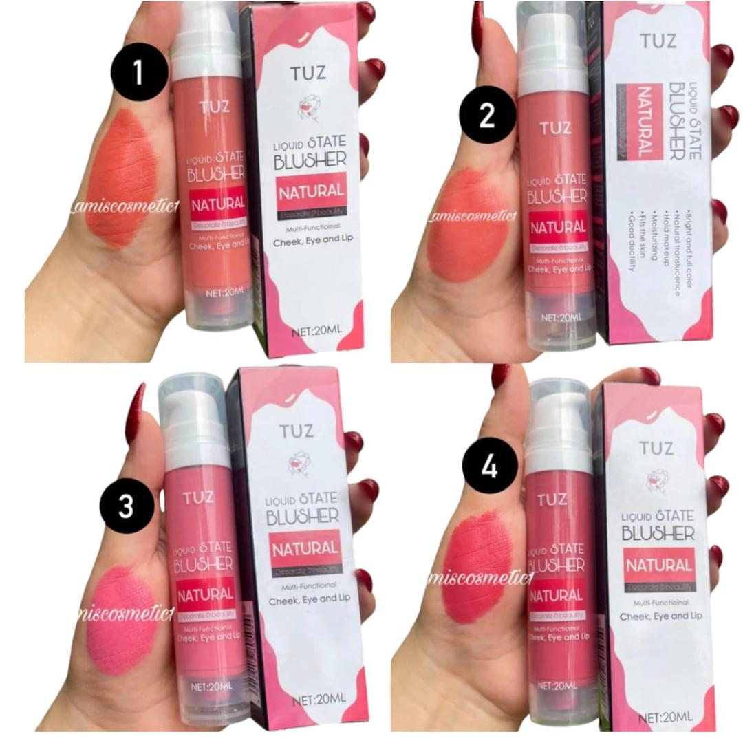 Tuz Long Lasting Liquid Blush Shade 1 | Natural Tint Flawless Coverage Easy Blend Makeup Blush