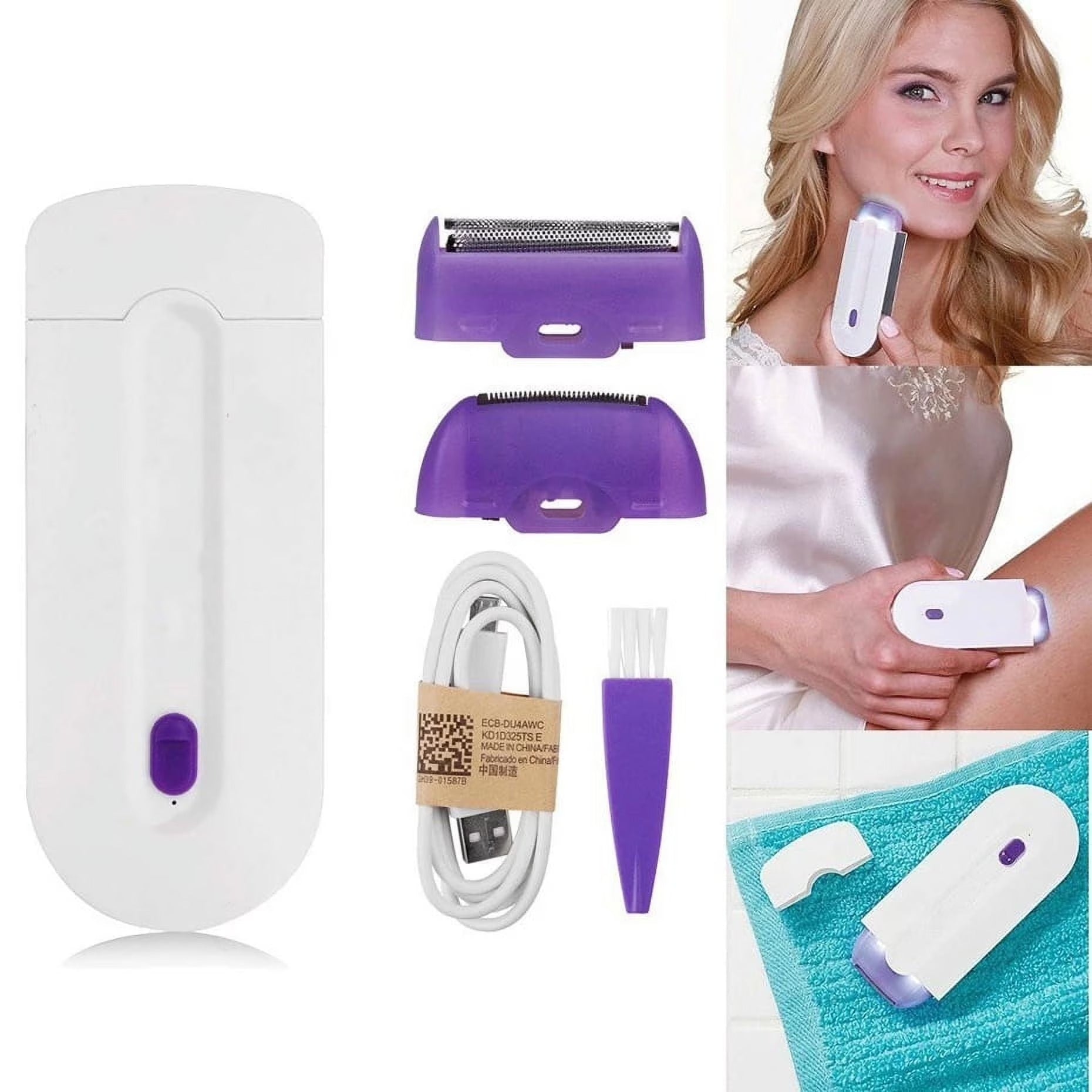 Finishing Touch Laser Hair Removal 2-in-1 Trimmer For Women | Pain Free Electric Hair Remover & Body Grooming Device