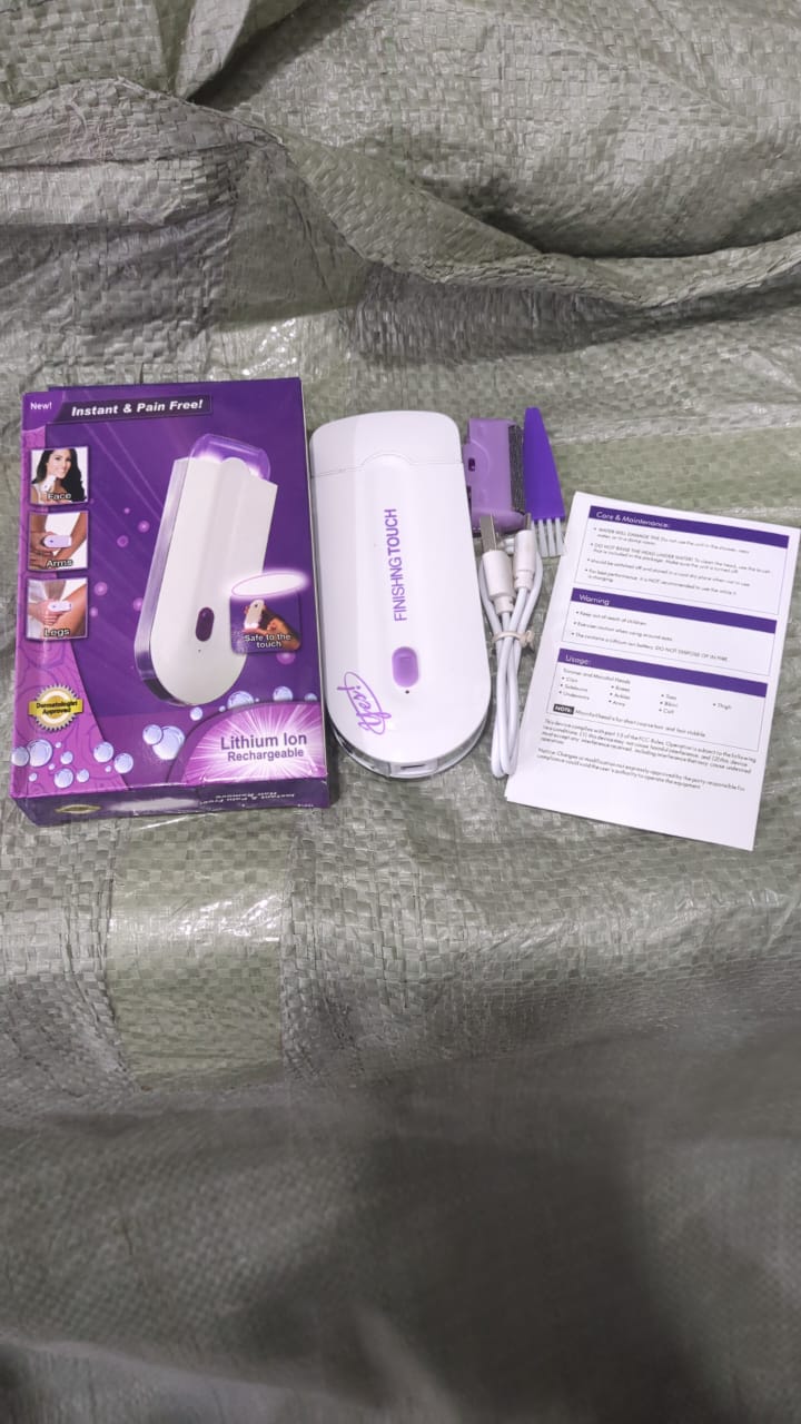 Finishing Touch Laser Hair Removal 2-in-1 Trimmer For Women | Pain Free Electric Hair Remover & Body Grooming Device