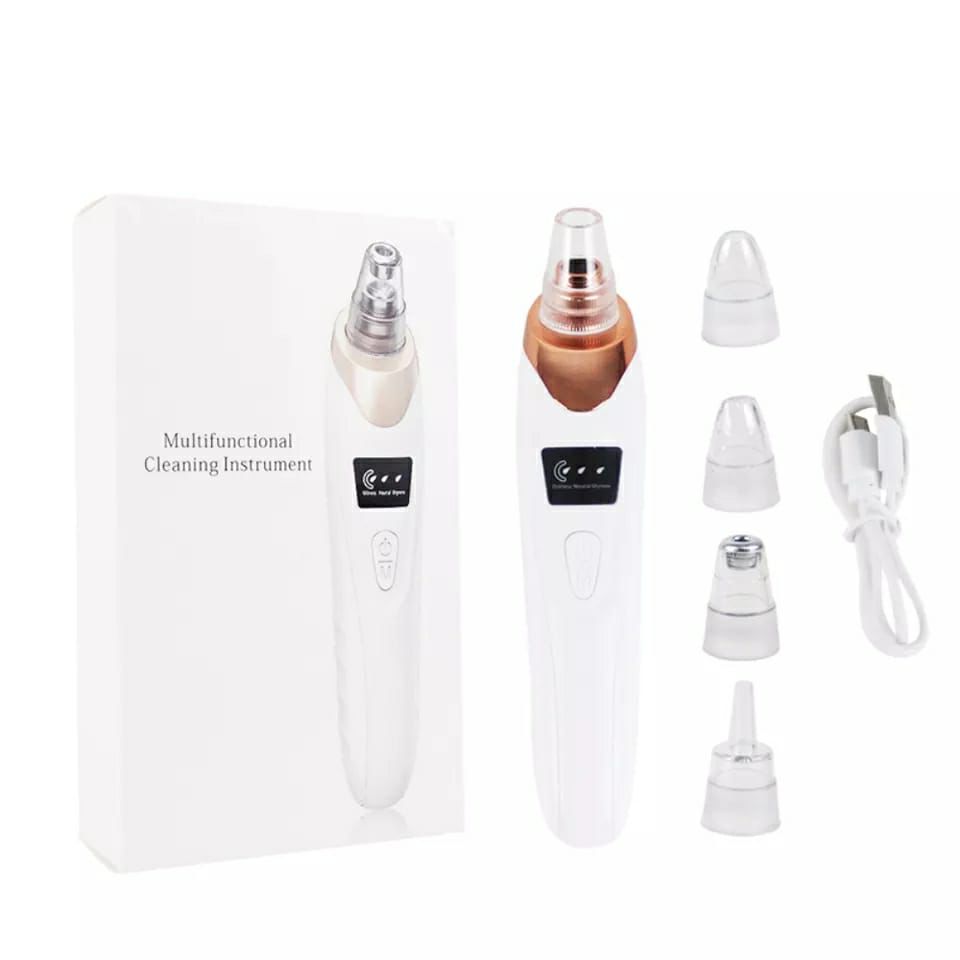 Electric Blackhead Remover Vacuum Pore Cleaner Machine with 5 Suction Heads | Acne & Skin Care Tool