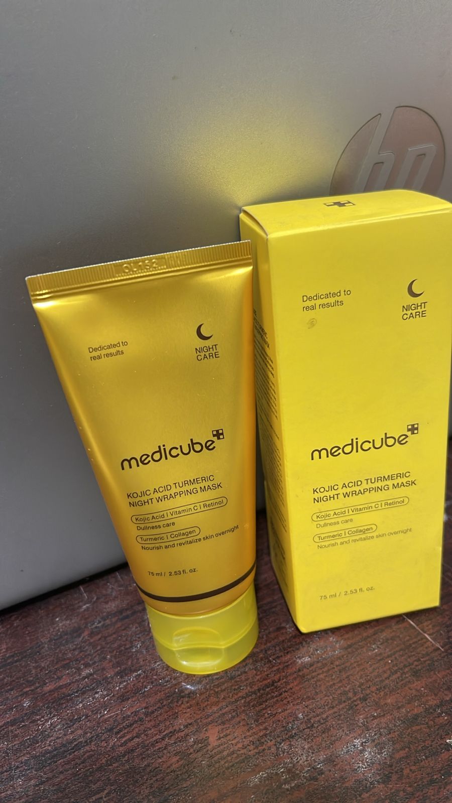 Medicube Turmeric Overnight Wrapping Peel Off Mask 75ml – Korean Collagen Sleeping Mask for Glowing, Hydrated & Elastic Skin | Made in Korea