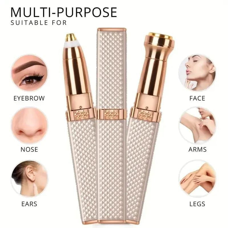 Blawless 2 In 1 Facial & Eyebrow Hair Remover | Rechargeable Precision Trimmer For Smooth Skin & Perfect Brows