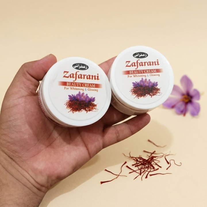 Zafarani Beauty Cream Whitening & Glowing Skin Care Formula For Radiant Smooth Even Complexion | 75G