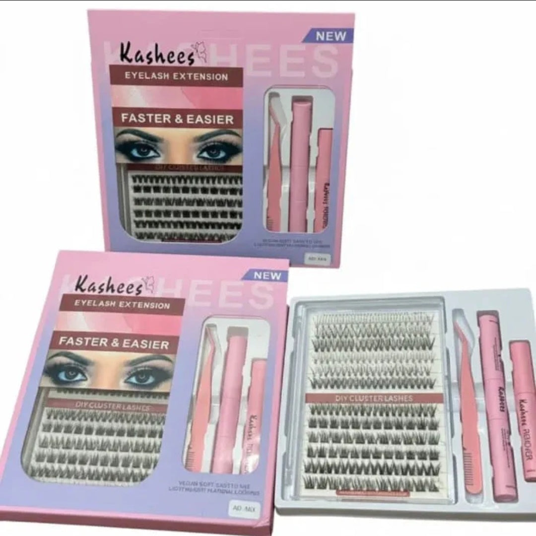 Kashee's 4 In 1 Eyelash Extension Set with Glue &amp; Applicator