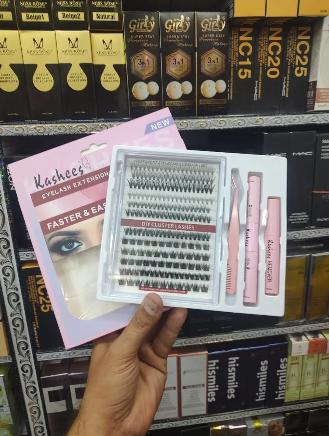 Kashee's 4 In 1 Eyelash Extension Set with Glue &amp; Applicator