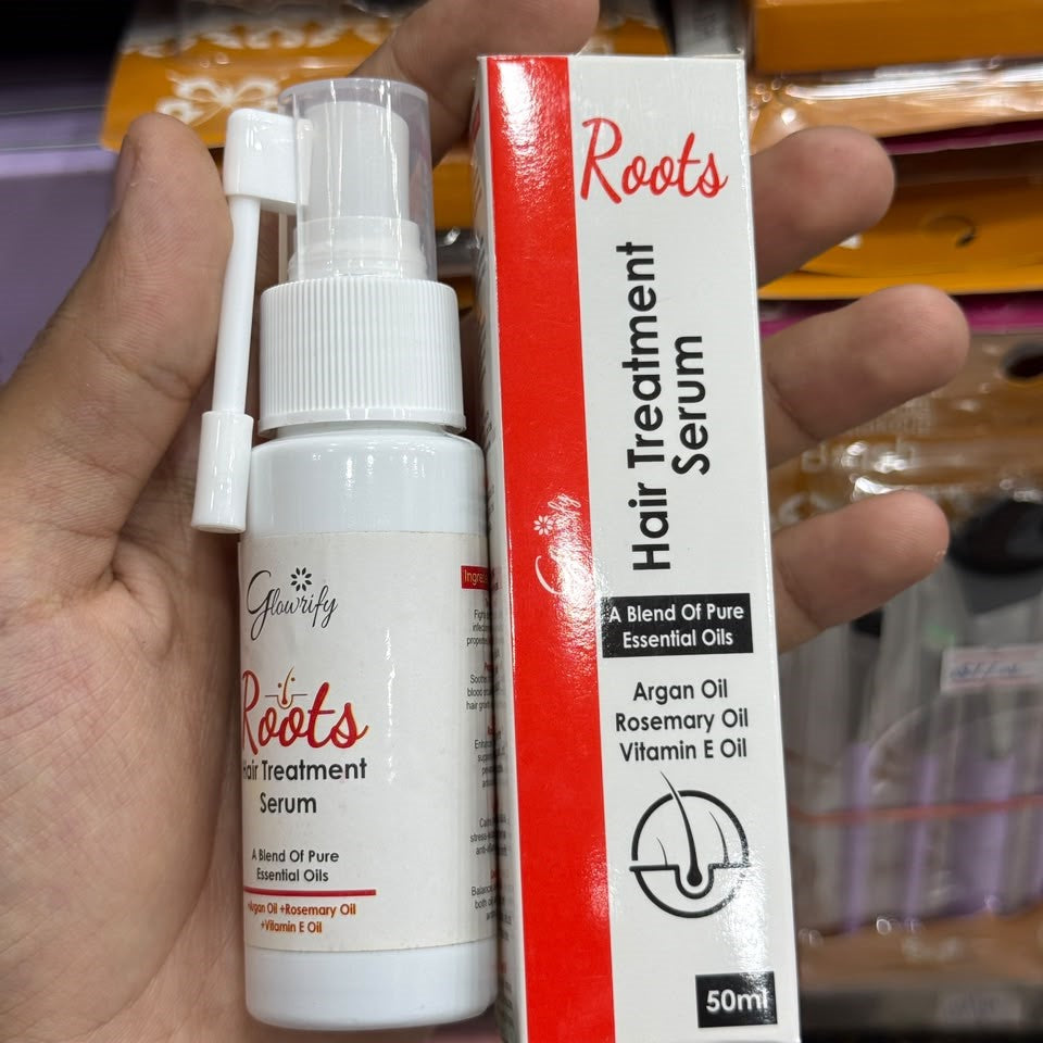 Glowrify Roots Hair Treatment Serum 50ml – Nourishing Scalp & Root Care for Healthier Looking Hair