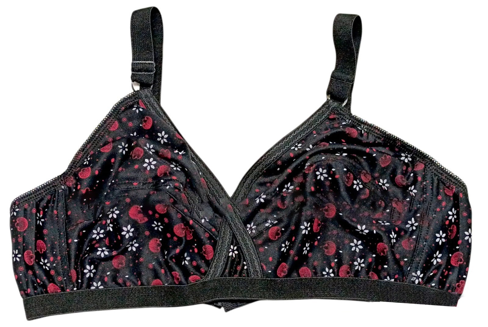 Pack of 4 Women's Jersey Printed Bra Set | Soft Daily Innerwear