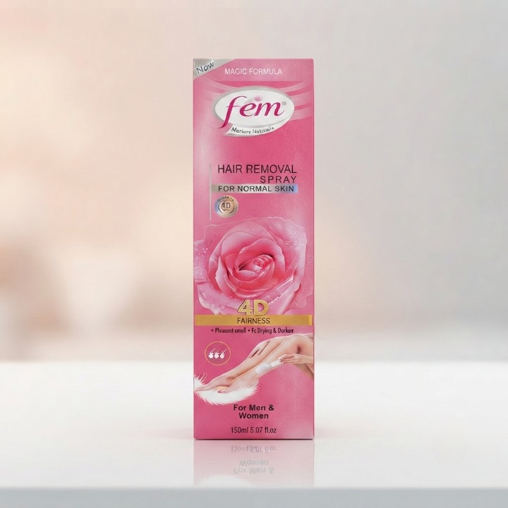 Fein Hair Removal Spray 150ML Lemon | Easy Hair Removal Spray for Smooth Skin | Gentle Hair Removal for Men & Women
