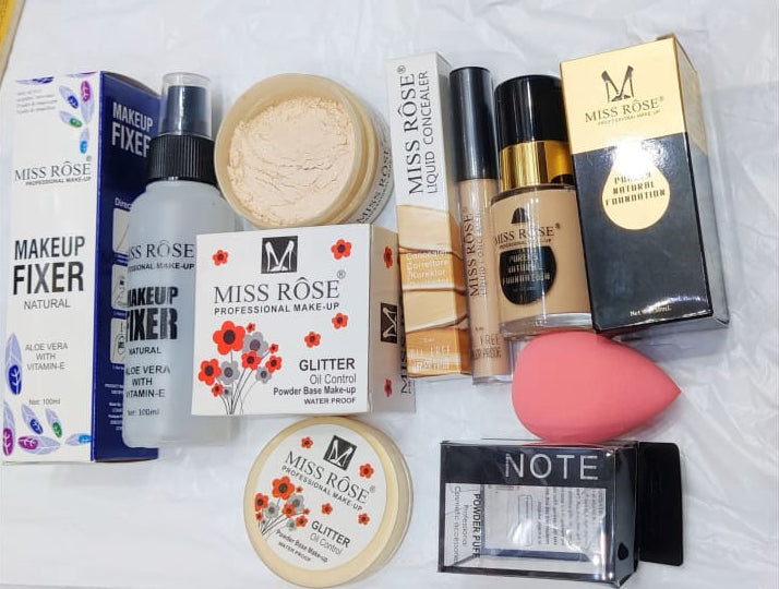 Miss Rose Deal of 05 – Complete Makeup Kit with Foundation, Concealer &amp; Fixer