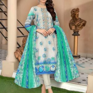 Munarq By Nisha Lawn Unstitched Ladies Suit