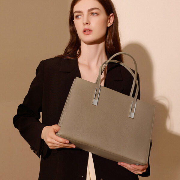 Top Layer Cowhide Tote