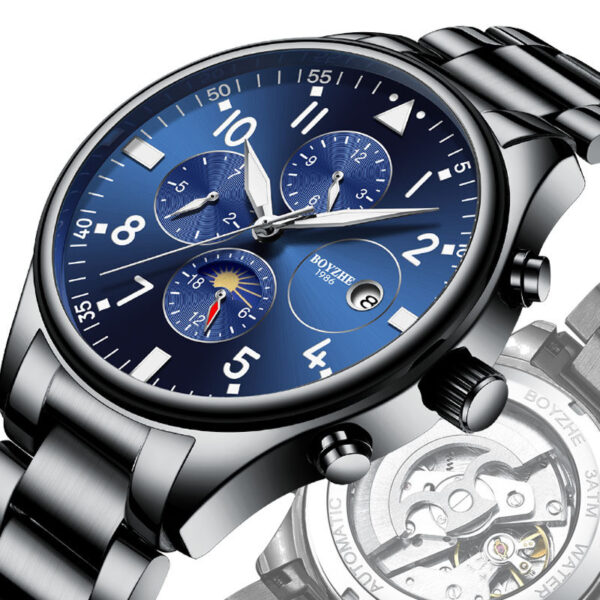 Automatic Steel Belt Watch