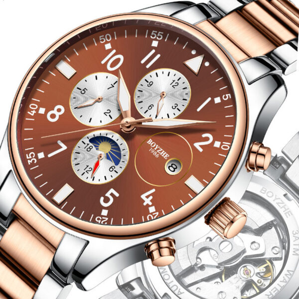 Automatic Steel Belt Watch