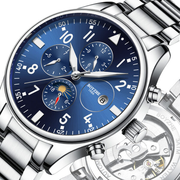 Automatic Steel Belt Watch