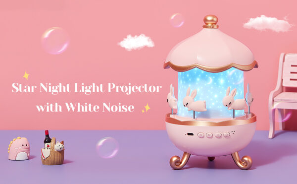 Cartoon Music Spinning Rabbit Projector - Image 2