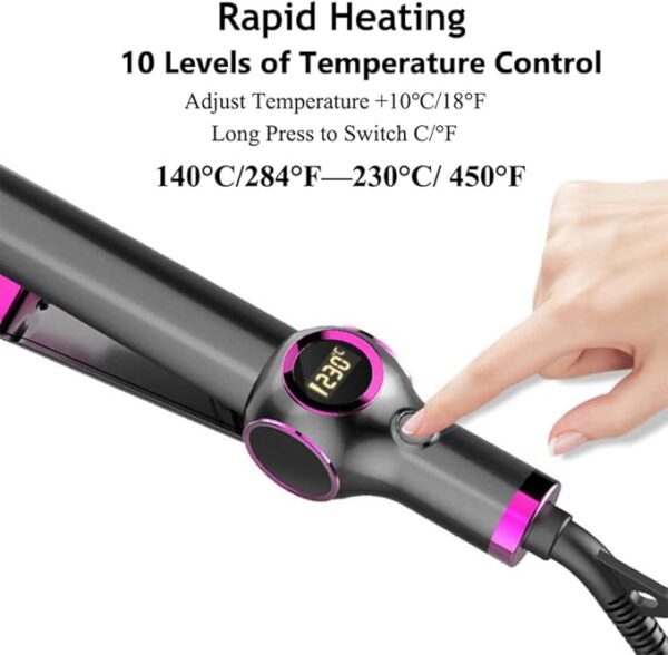 2-in-1 Hair Curler and Straightener - Image 2