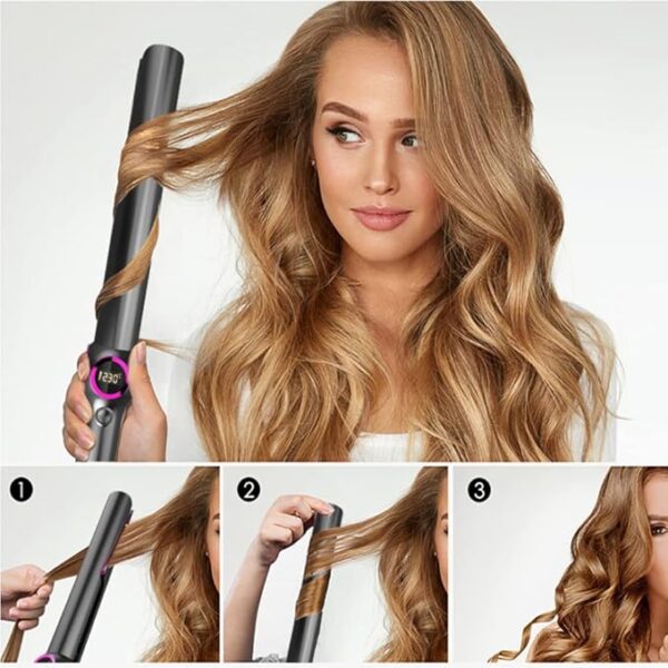 2-in-1 Hair Curler and Straightener - Image 5