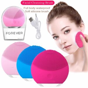 Electric Silicone Facial Cleansing Brush