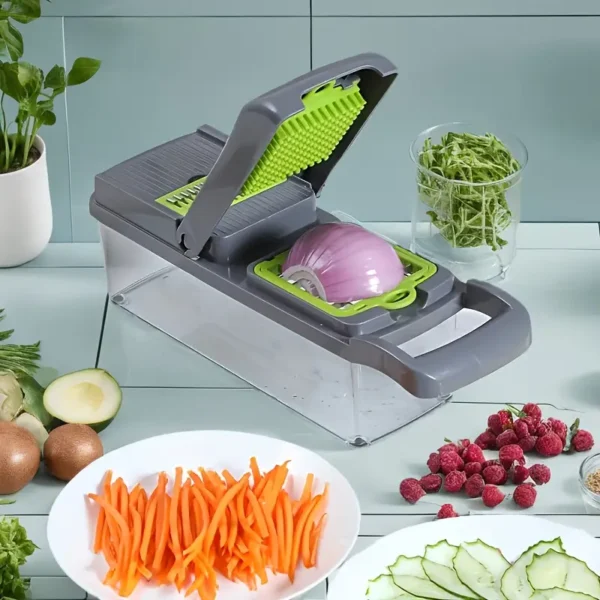 16-in-1 Vegetable Chopper Set Stainless - Image 4