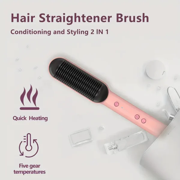Professional hair straightener Brush - Image 2