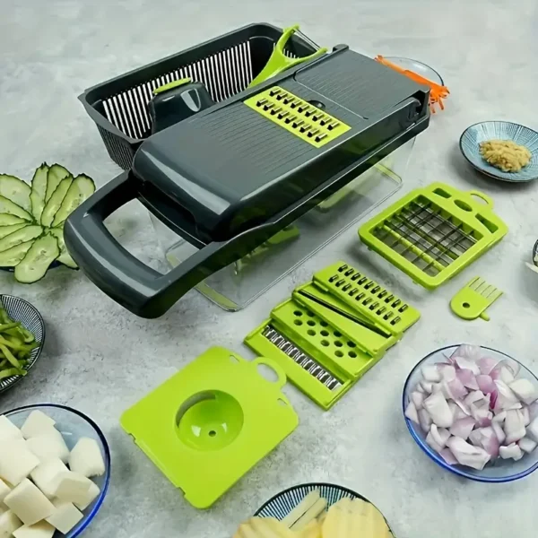 16-in-1 Vegetable Chopper Set Stainless - Image 3