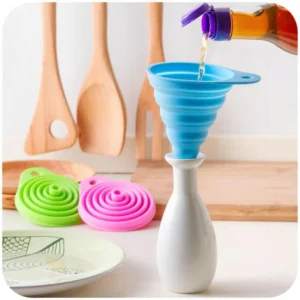 Collapsible Silicone Foldable Funnel in Pakistan
