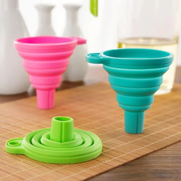 Collapsible Silicone Foldable Funnel in Pakistan - Image 2