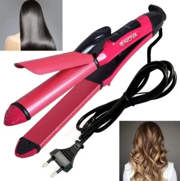 Nova 2-in-1 Hair Straightener & Curler - Image 4